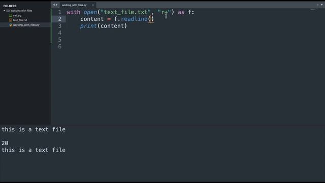 Working with Text Files in Python смотреть онлайн