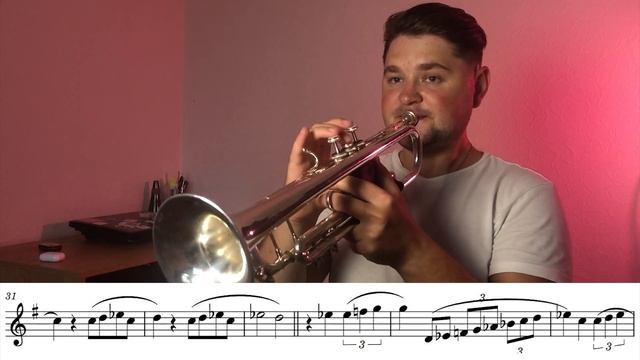 Por Una Cabeza - Trumpet (with Sheet music\ Notes) смотреть онлайн