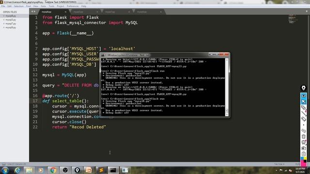 FLASK MySQL Tutorial VII смотреть онлайн