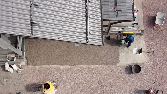 Отмостка из КАМЕННОГО КОВРА в пос. Цвелодубово смотреть онлайн