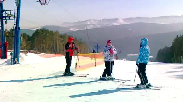 Белокуриха, горные лыжи смотреть онлайн