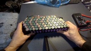 Ячейки аккумулятора 48v 13s 6p электро велосипеда разрядились в ноль, замена ремонт!