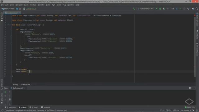 Como usar count em coleções em Kotlin смотреть онлайн