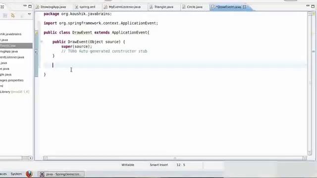 Spring Tutorial 23 Event Handling in Spring смотреть онлайн