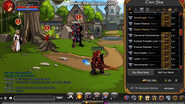 AQW: How to get Oracle & Drakel Warlord Classes смотреть онлайн
