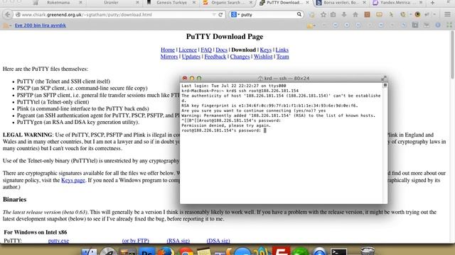 is there putty on mac? How to connect ssh on mac? смотреть онлайн