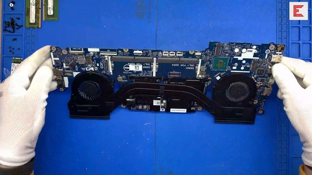 Разборка ноутбука Dell Inspiron 15 7000 / 15 7577 Gaming. Замена кулера (вентилятора). Чистка. смотреть онлайн