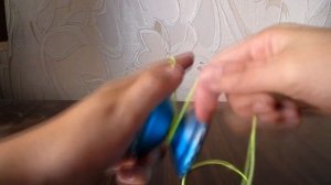 Как одевать веревку на йо-йо, палец.