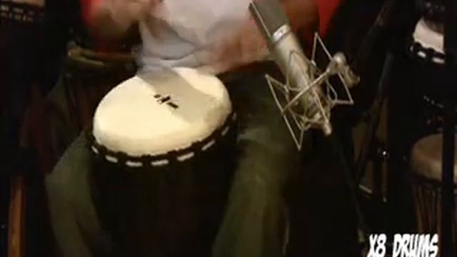 X8 Drums Kalimantan 12" Djembe Drum смотреть онлайн