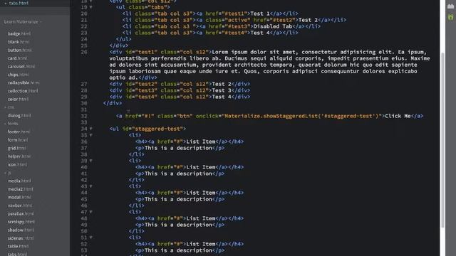 [ Learn Materialize ] #15 : JavaScript ( Tabs and Transition and Waves ) смотреть онлайн