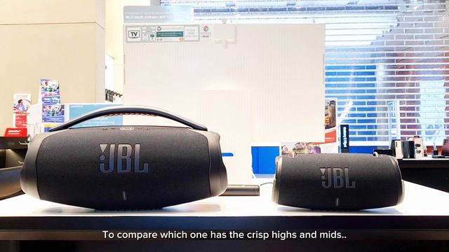 JBL Boombox 3 vs Xtreme 3 sound comparison ?? смотреть онлайн