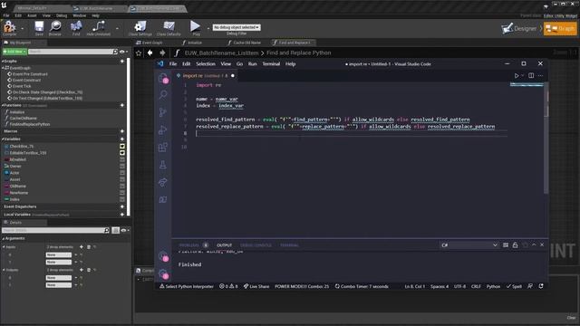 Unreal Engine Editor Scripting Tutorial : Batch Rename : Episode 2 смотреть онлайн
