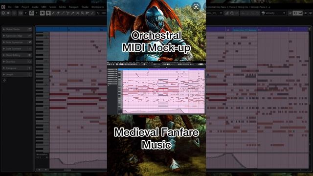 Piano Sketch to MIDI #orchestra Mockup! смотреть онлайн