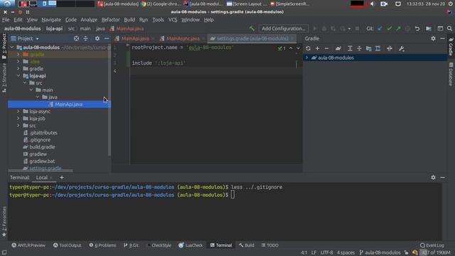 Configurando projeto com módulos/sub projetos - Gradle #08 смотреть онлайн