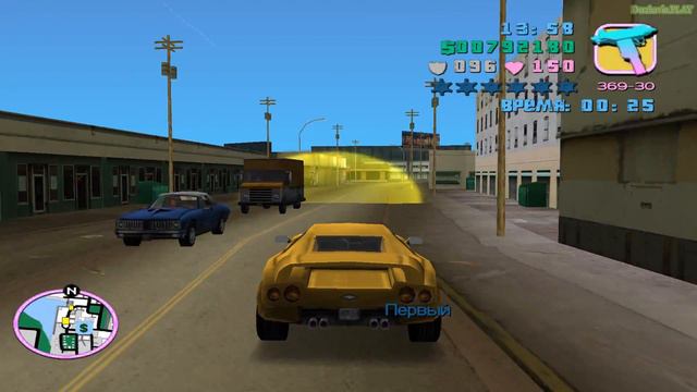 Прохождение GTA Vice City на 100% - Уличная гонка 3: По границам смотреть онлайн