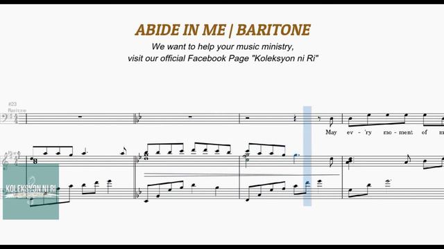 Abide in Me | Baritone | Vocal Guide by Bro. Japheth Pascua смотреть онлайн