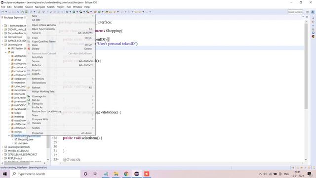 Interface in Java смотреть онлайн
