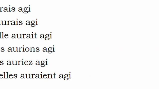 Изучение французского языка = Спряжение глаголов = Agir смотреть онлайн