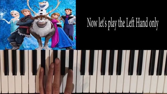 How to Play "Let It Go" Intro only (Disney's Frozen) Piano Tutorial смотреть онлайн