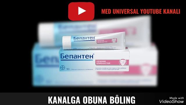 BEPANTEN MAZI HAQIDA MA'LUMOT. BEPANTEN KREMI HAQIDA MA'LUMOT. #BEPANTEN KREM #BEPANTEN MAZ HAQIDA