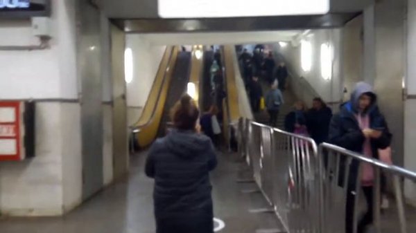 Москва 793 станция метро Молодёжная осень день