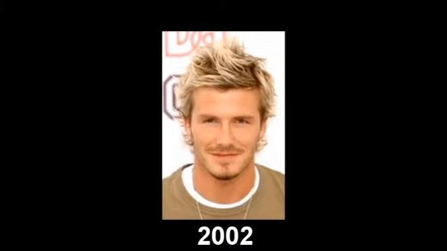 Как менялся David Beckham.