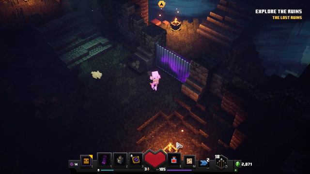 Minecraft Dungeons how to get fighters bindings смотреть онлайн