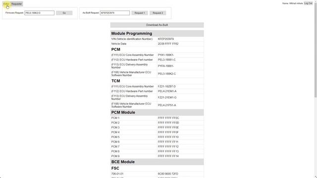 Mazda Online As Built Editor (ENG) смотреть онлайн