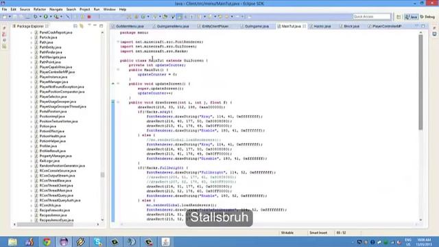 Minecraft coding part 2 - GUI modification and nuker code смотреть онлайн