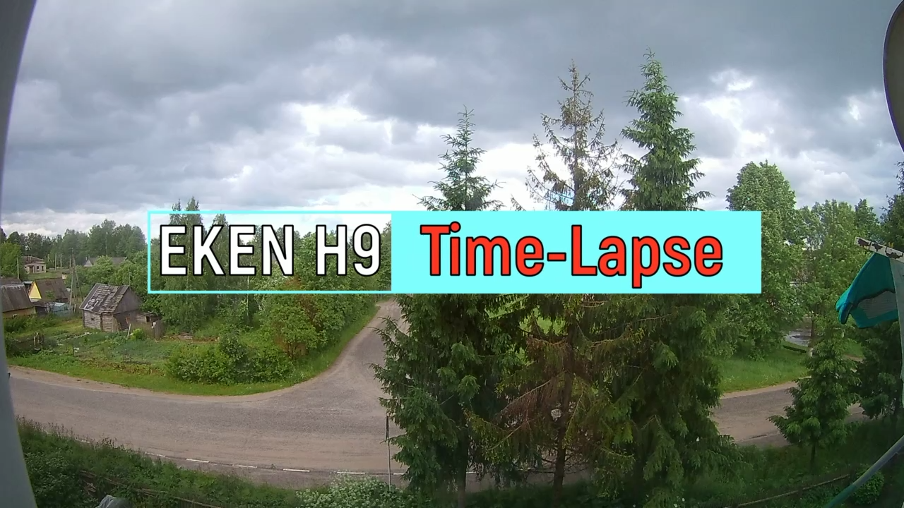 Тест экшн-камеры Eken H9 ► Как снимает Time-lapse ► Eken H9 Review Time-lapse