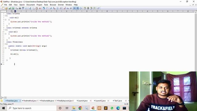 1)Final keyword: Rule.1} in Exception||KRISHA|| JAVA||North Karnataka|| смотреть онлайн