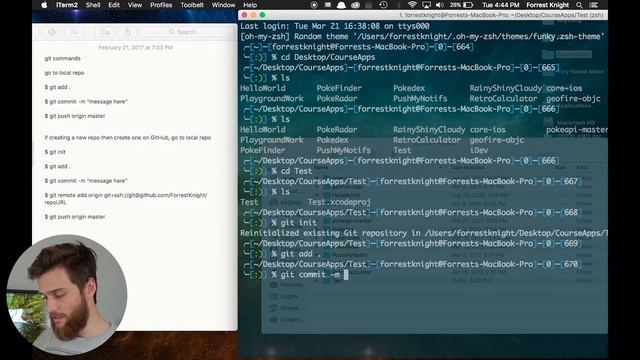 How to Push an Xcode Project to GitHub Using Terminal смотреть онлайн
