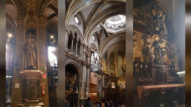 Монтсеррат, бенедиктинский монастырь, Каталония, Испания смотреть онлайн