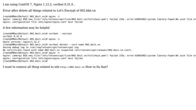 nginx: [emerg] BIO_new_file("/etc/letsencrypt/live/site_name/fullchain.pem") failed смотреть онлайн