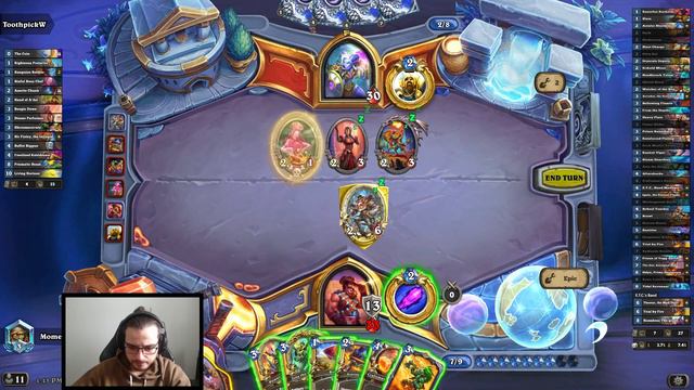 Deepminer Brann XL Warrior | Permanent DOUBLE Battlecries ?! | Hearthstone Deepholm Mini-Set смотреть онлайн