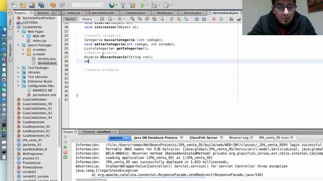 5 MODELO SESSION BEANS CON ENTITY MANAGER смотреть онлайн