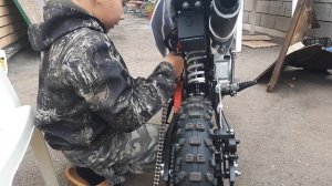 КАК УСТАНОВИТЬ ЗАМОК НА ЦЕПЬ ОТ МОТОЦИКЛА