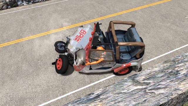 Cinematic Slow Motion Crashes #1 – BeamNG Drive | CrashBoomPunk смотреть онлайн
