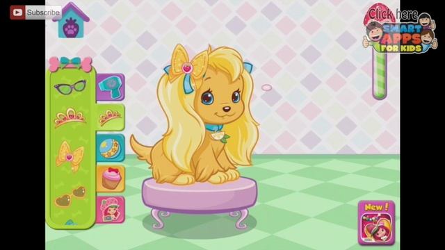 Strawberry Shortcake Puppy Palace - Part 1 - iPad app demo for kids - Ellie смотреть онлайн