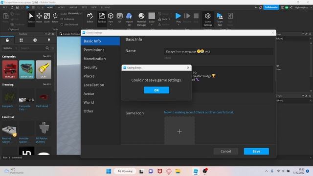 Why i can`t save my game settings in roblox studio? (please help in comments) смотреть онлайн