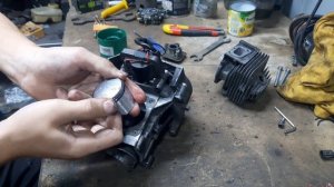 Сборка ЦПГ триммера 43 см. куб.