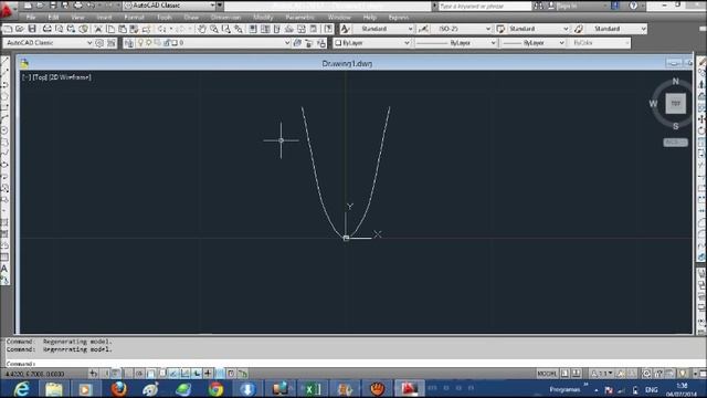 Graficación de una Función Cuadrática utilizando Excel y Autocad смотреть онлайн