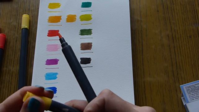 ОБЗОР НА АКВАМАРКЕРЫ СОНЕТ/Основные цвета 12 шт. смотреть онлайн