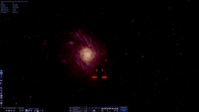In orbit around Messier 99 galaxy (55 million ly from Earth) смотреть онлайн