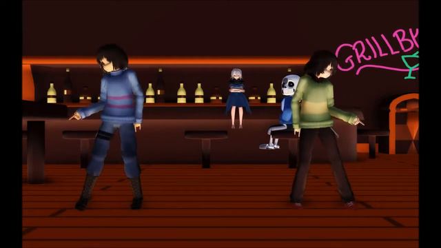 MMD Undertale Talk Dirty To Me смотреть онлайн