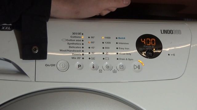 How to Activate extra rinse function on zanussi Lindo 300 Washing machine. смотреть онлайн