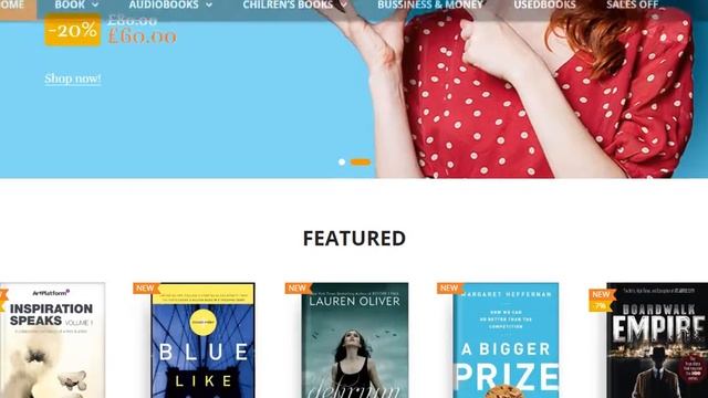 Prestashop шаблон Koparion - книжный магазин. Обзор и скачать бесплатно смотреть онлайн