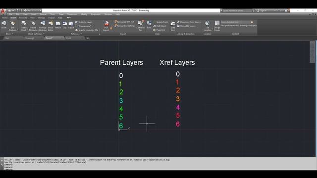 External References in AutoCAD 2017 смотреть онлайн