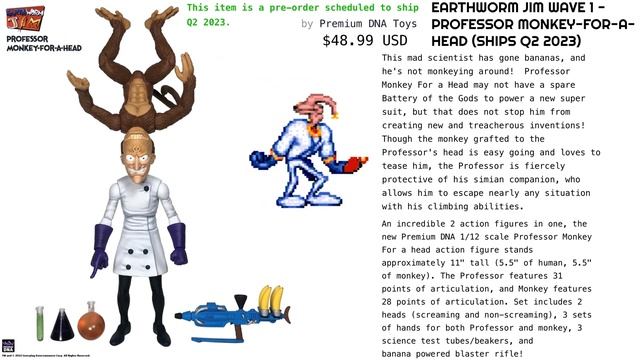 *see newer video* Every Premium DNA Earthworm Jim Wave 1 Sega Video Game Action Figures Toys смотреть онлайн