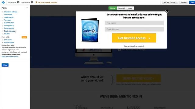How to Create a Custom Landing Page (Email Marketing Series 5 of 7) смотреть онлайн